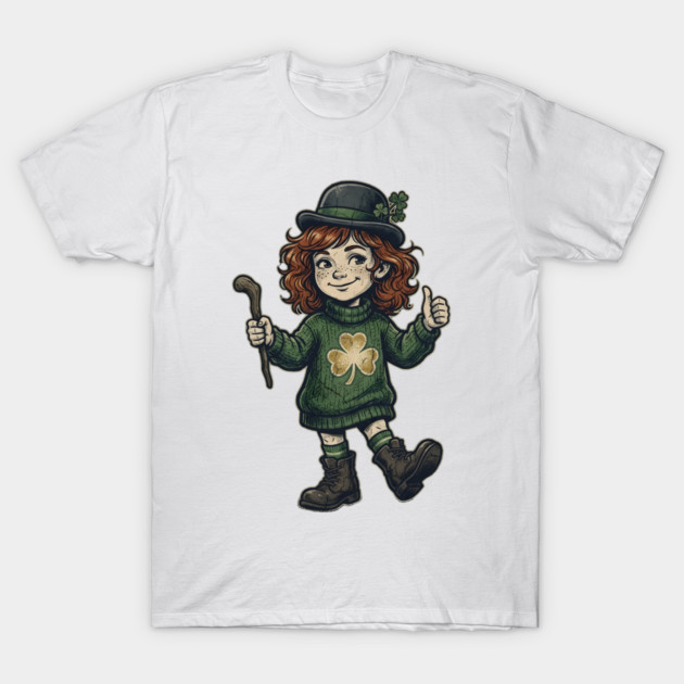 irish-girl T-Shirt by Creatifly Graphic Tees