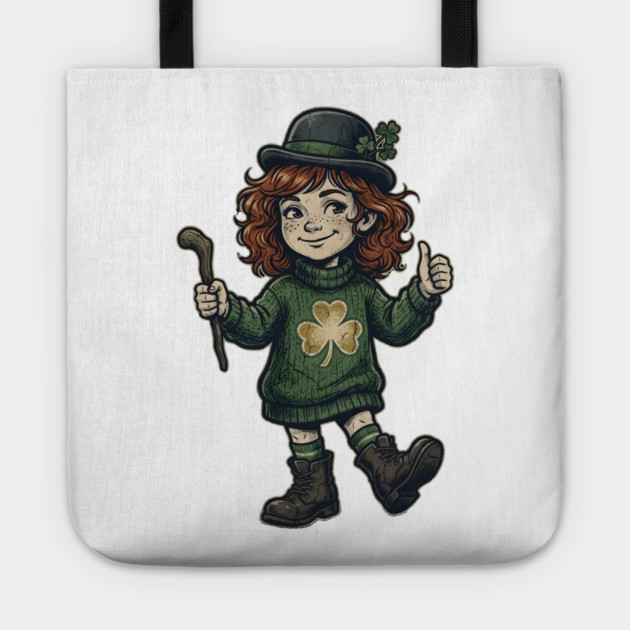 irish-girl Tote by Creatifly Graphic Tees