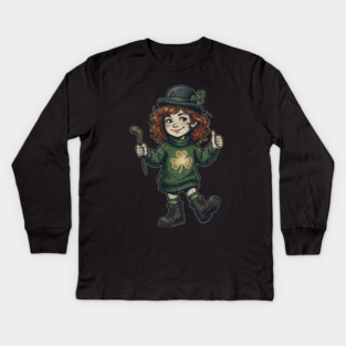 irish-girl Kids Long Sleeve T-Shirt