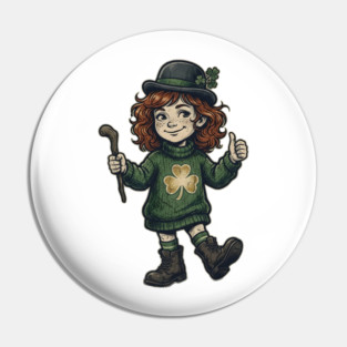 irish-girl Pin