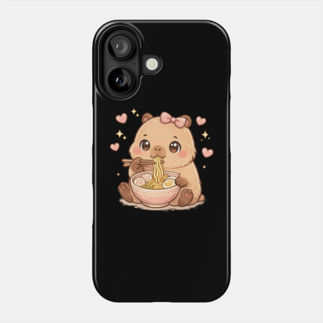 Cute Girls Capybara Ramen Kawaii Tea Kawaii Capy Lover Kids Phone Case by shirtlux