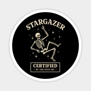 Funny Stargazer Certified By The Pots Inc Gardening Lover Magnet