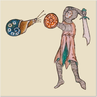 Medieval Snail War Posters and Art