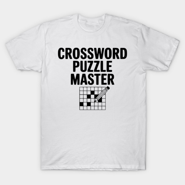 Crossword Puzzle Master T-Shirt by Frank Ring