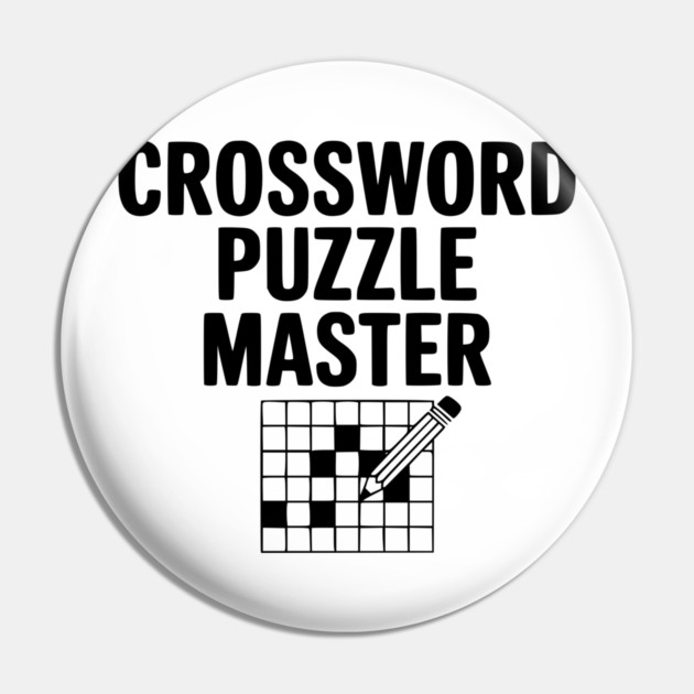Crossword Puzzle Master Pin by Frank Ring