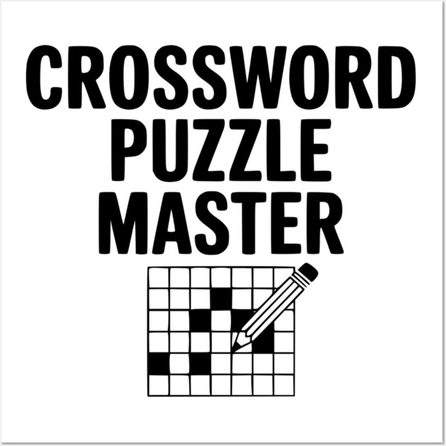 Crossword Puzzle Master Wall Art by Frank Ring