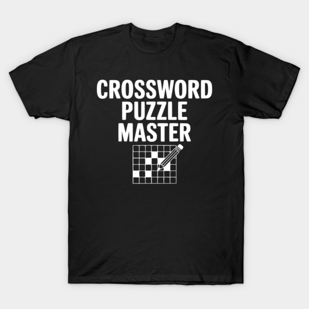 Crossword Puzzle Master T-Shirt by Frank Ring