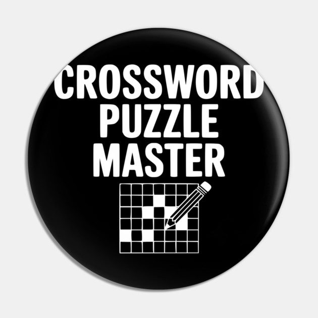 Crossword Puzzle Master Pin by Frank Ring