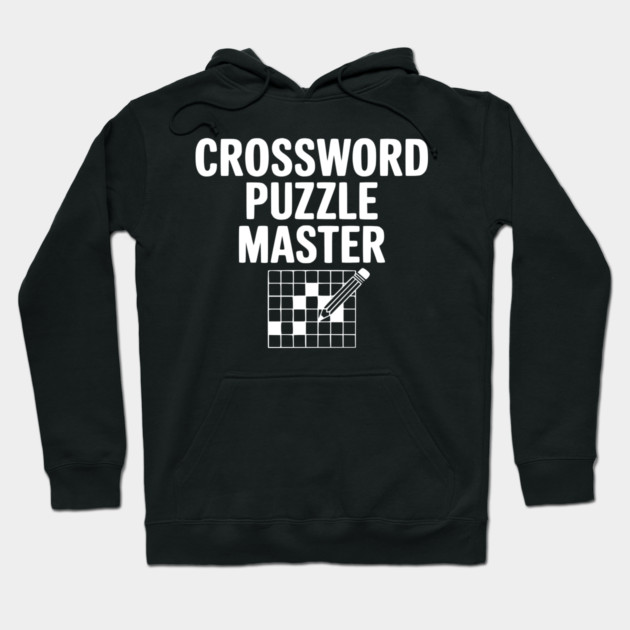 Crossword Puzzle Master Hoodie by Frank Ring