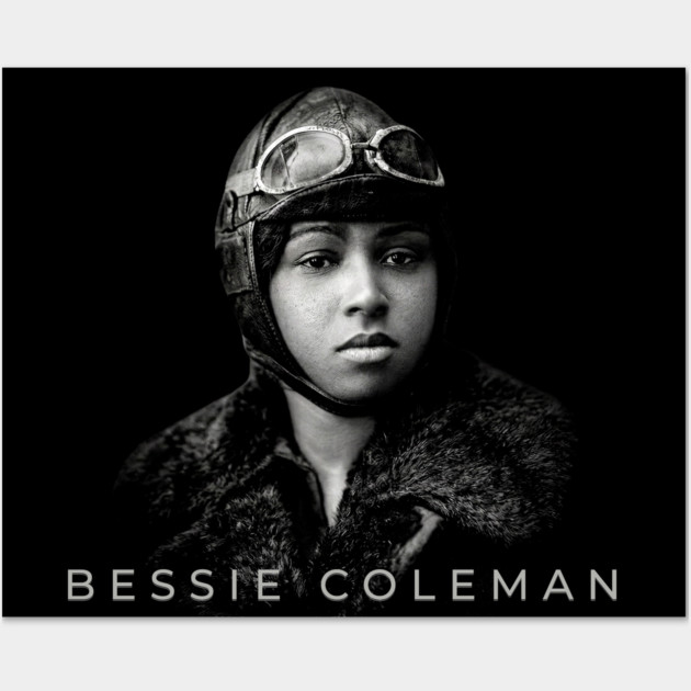 Bessie Coleman: The Pioneer of the Skies – Fine Art Portrait Wall Art by UrbanLifeApparel
