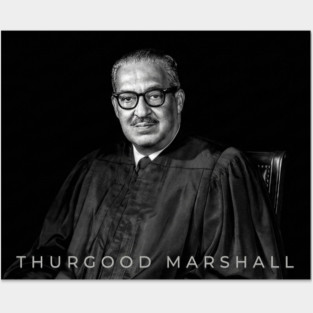 Thurgood Marshall: The Architect of Equality – Fine Art Portrait Posters and Art