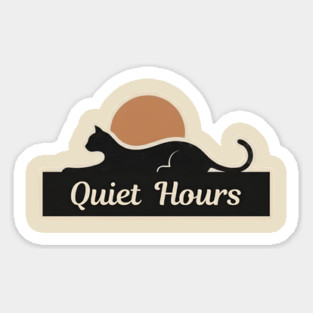 QUIET HOURS Magnet