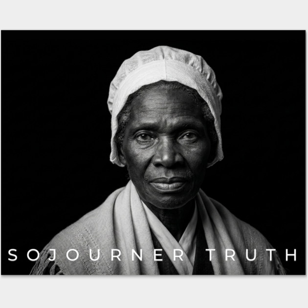 Sojourner Truth: The Voice of Freedom – Fine Art Portrait Wall Art by UrbanLifeApparel