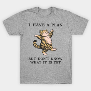 I Have A Plan But Don't Know What It Is Yet Carefree Vibes T-Shirt