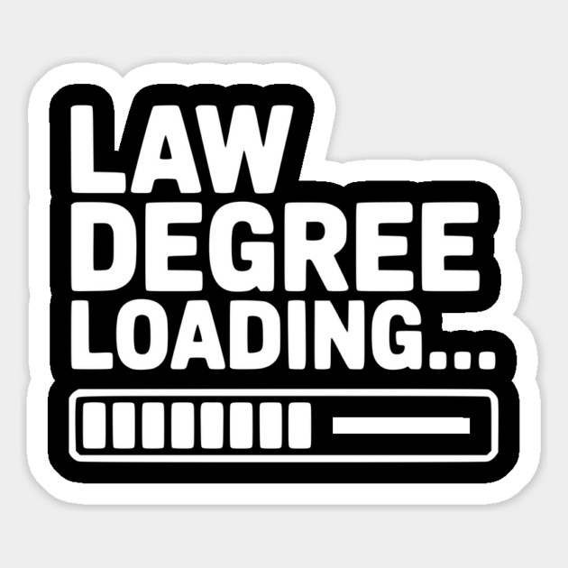 Law Degree Loading... Magnet by Frank Ring