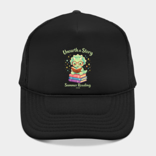 Unearth a Story Triceratops Dinosaur Reading Books Cute Dino Hat