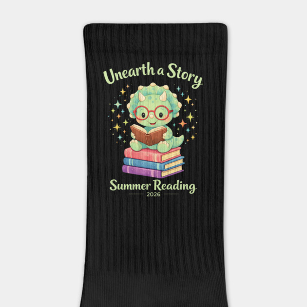 Unearth a Story Triceratops Dinosaur Reading Books Cute Dino by shirtlux