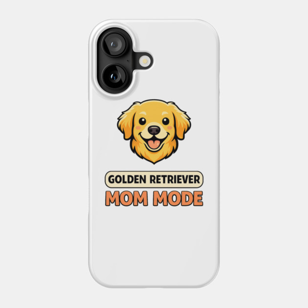 Retro Golden Retriever Mom Mode Dog Lover Funny Humor Phone Case by shirtlux