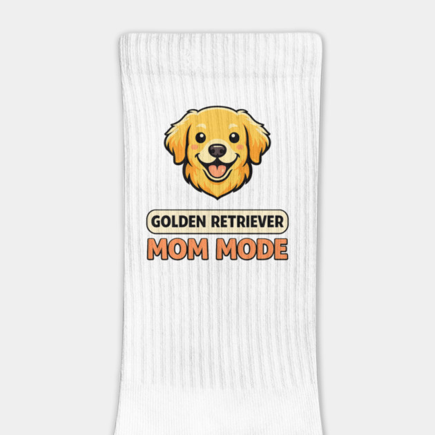 Retro Golden Retriever Mom Mode Dog Lover Funny Humor by shirtlux