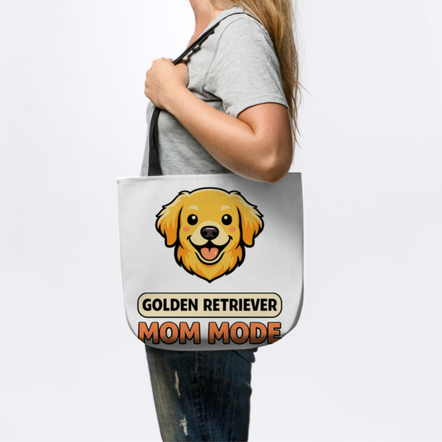Retro Golden Retriever Mom Mode Dog Lover Funny Humor by shirtlux