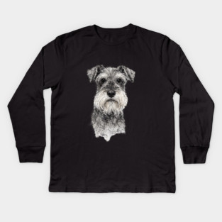 Schnauzer Kids Long Sleeve T-Shirt
