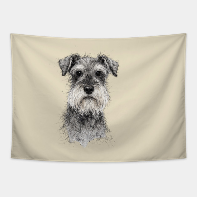 Schnauzer Tapestry by CrazyGirl