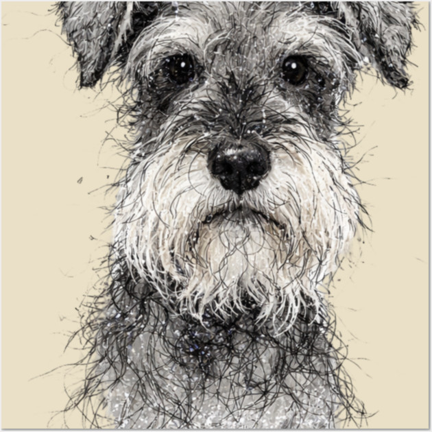 Schnauzer Wall Art by CrazyGirl