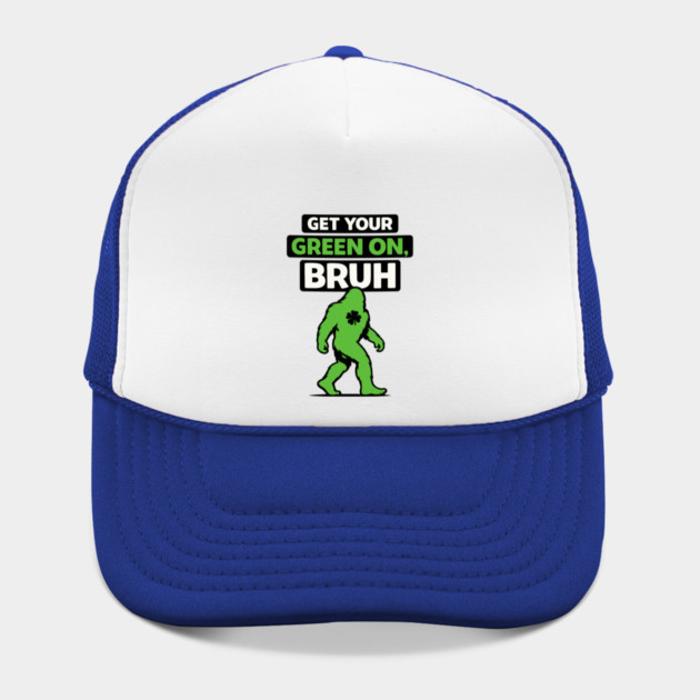 Funny Bigfoot Shamrock Lucky Sasquatch St Patricks Day Humor by shirtlux