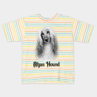 Afghan Hound Kids T-Shirt
