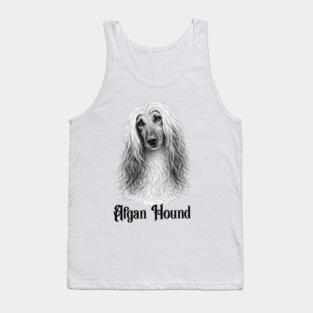 Afghan Hound Tank Top