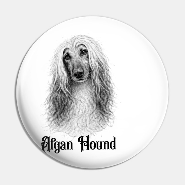 Afghan Hound Pin by CrazyGirl