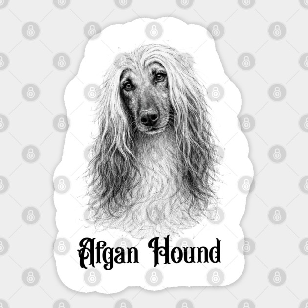 Afghan Hound Sticker by CrazyGirl