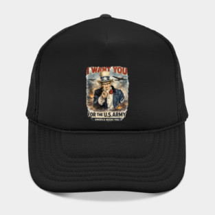 I Want You – Vintage War Poster Style Hat