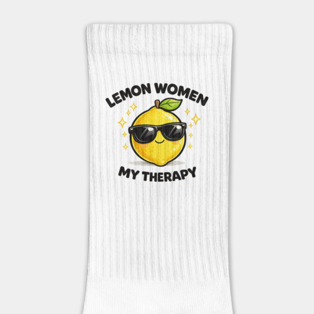 Lemon Women My Therapy Citrus Empowerment Design by shirtlux