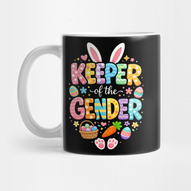 Keeper of The Gender Easter Bunny Rabbit Gender Reveal Party by shirtlux