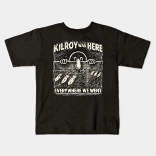 Kilroy Was Here – WWII Graffiti Classic Kids T-Shirt