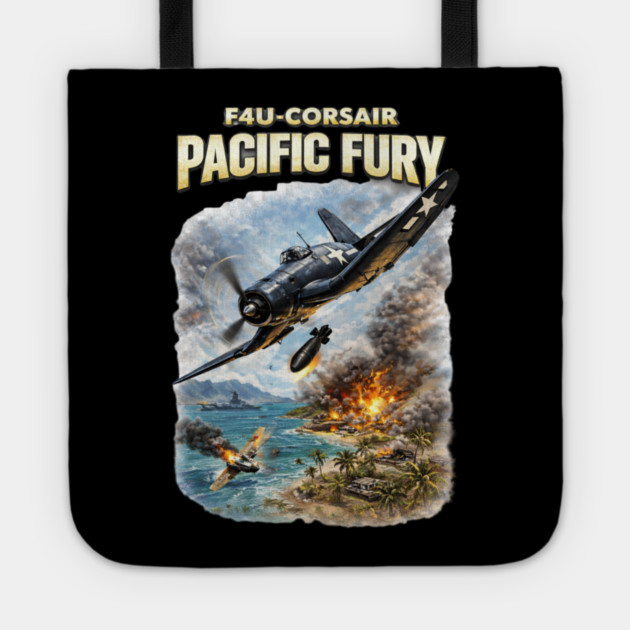 F4U Corsair – Pacific Fury Tote by CrazyGirl