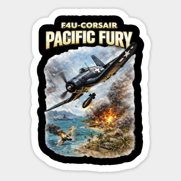 F4U Corsair – Pacific Fury Magnet by CrazyGirl