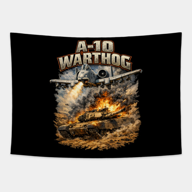 A-10 Warthog Tapestry by CrazyGirl