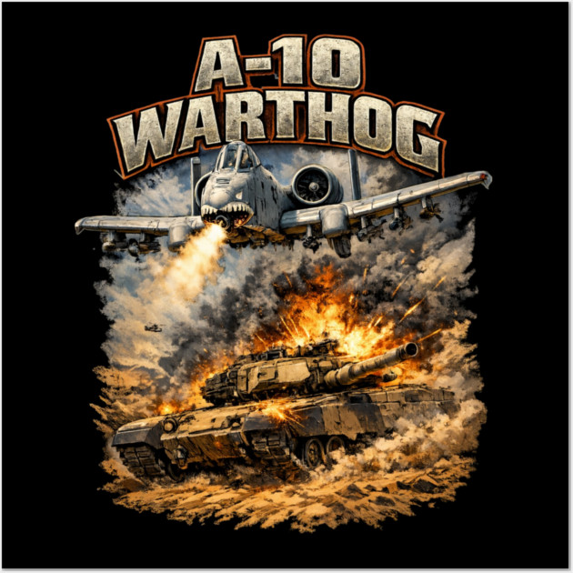 A-10 Warthog Wall Art by CrazyGirl
