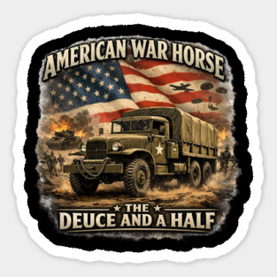 American War Horse – The Deuce and a Half Magnet