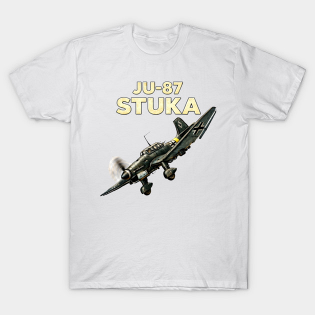 JU-87 Stuka – Dive Bomber T-Shirt by CrazyGirl