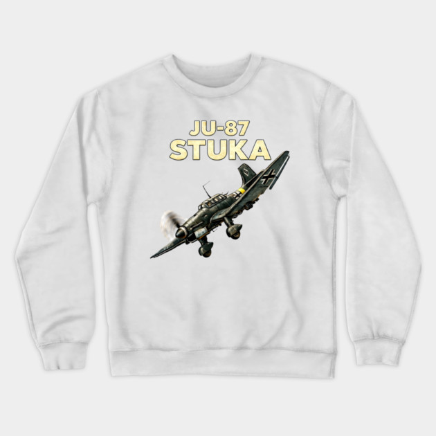 JU-87 Stuka – Dive Bomber Crewneck Sweatshirt by CrazyGirl