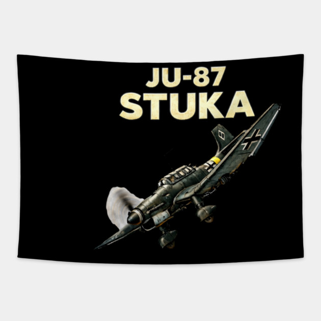 JU-87 Stuka – Dive Bomber Tapestry by CrazyGirl