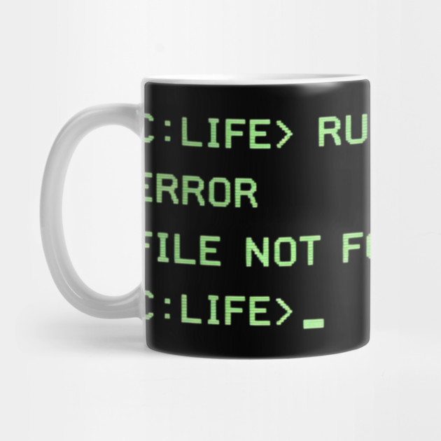 C:\LIFE> RUN SUCCESS.EXE – Retro DOS Computer Humor by CrazyGirl