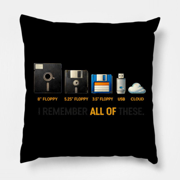 Storage Evolution Pillow by CrazyGirl
