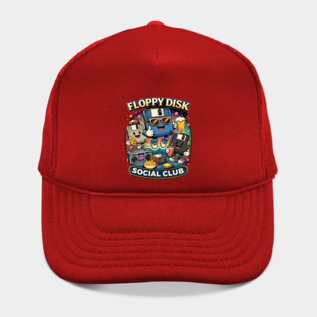 Floppy Disk Social Club – Retro Tech Nerd Humor by CrazyGirl