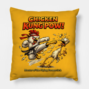 Chicken Kung Pow! Pillow
