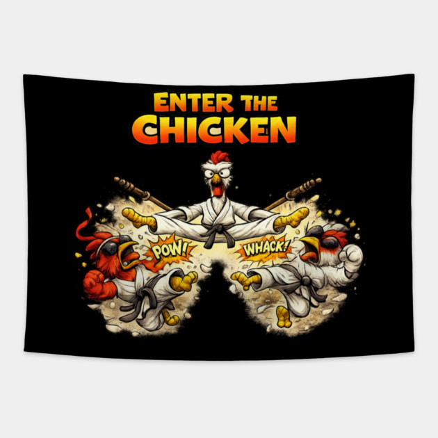 Enter the Chicken Tapestry by CrazyGirl