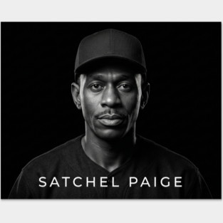 Satchel Paige Negro Leagues Legend - Vintage Portrait Posters and Art